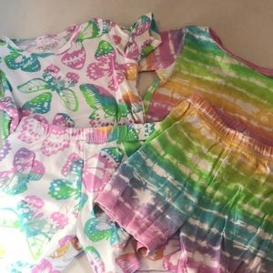 Set of Two Short Sleeved Jammies